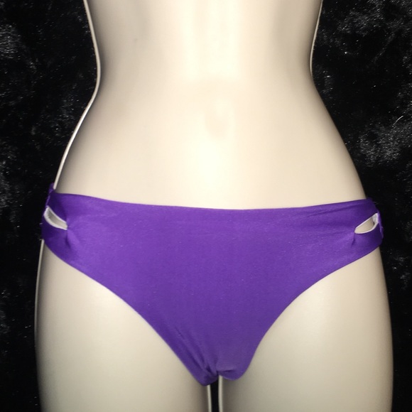 Brand new fringe  bikini set size Small 2-4 purple - Picture 4 of 6